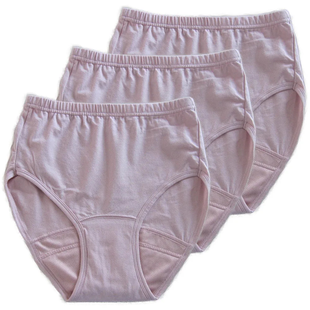 Leakproof Women’s Incontinence Underwear (3-Pack) – Soft Cotton, All-Day Protection & Comfort