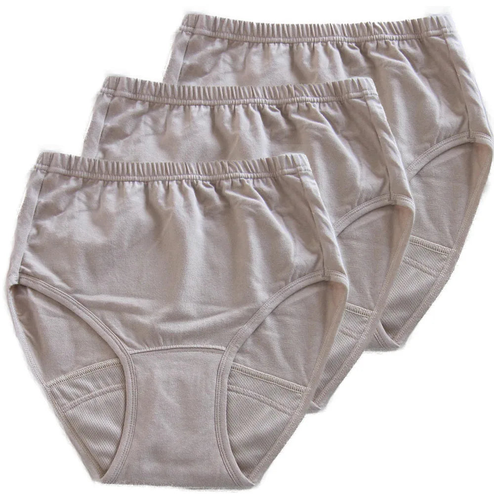 Leakproof Women’s Incontinence Underwear (3-Pack) – Soft Cotton, All-Day Protection & Comfort