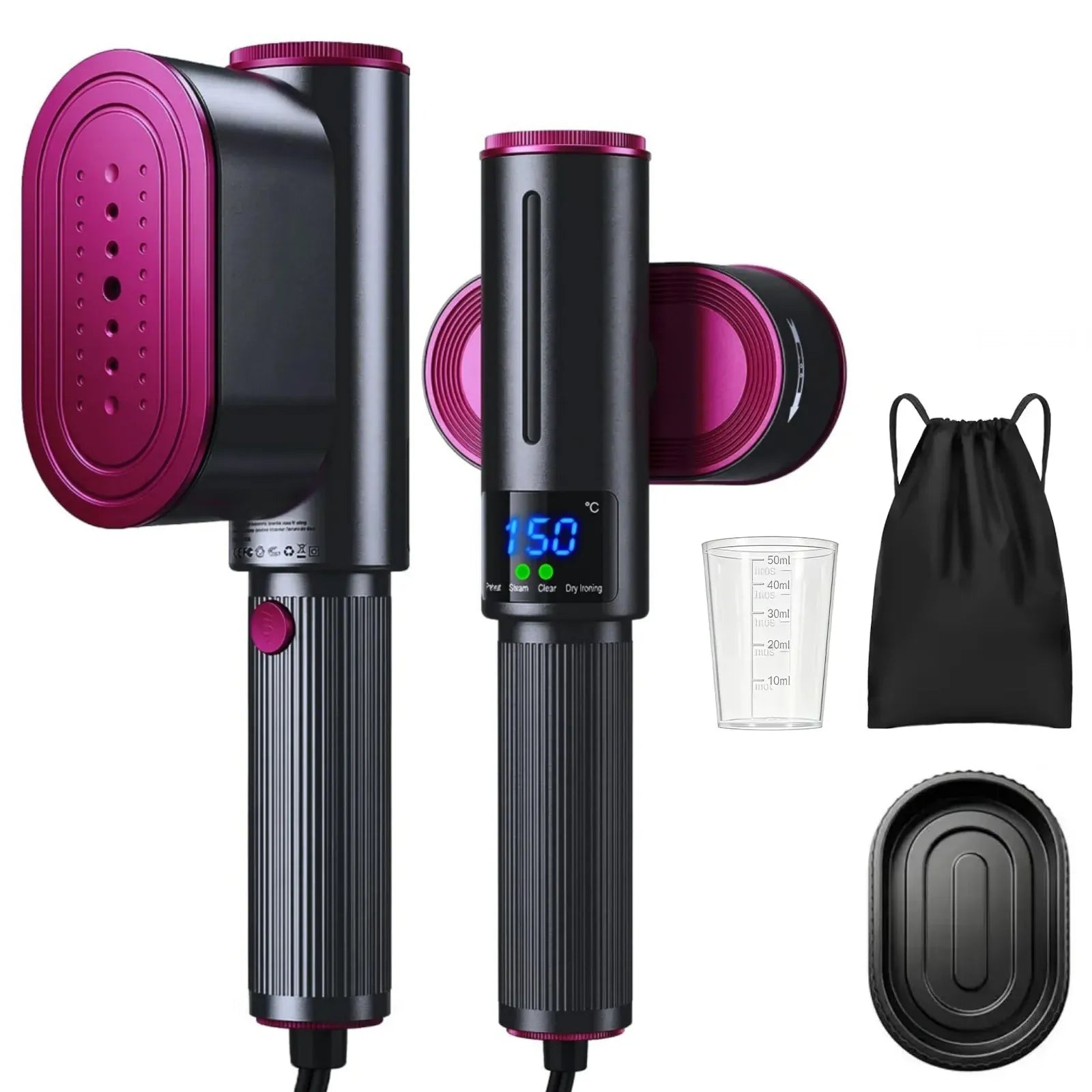 Smooth & Go: The Ultimate 2-in-1 Travel Steamer & Iron