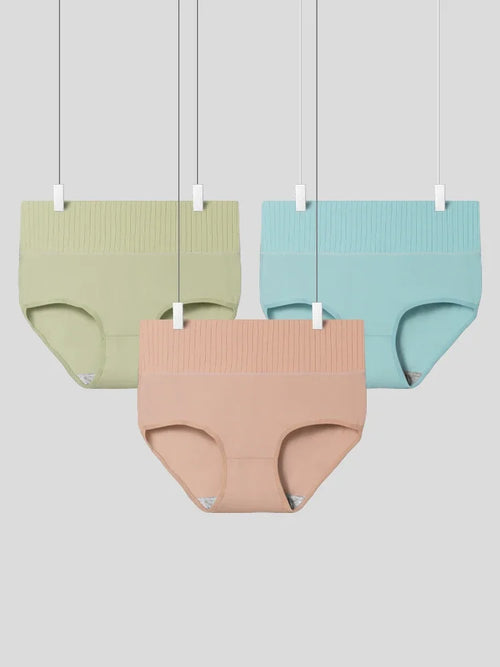 5-Pack Women’s Cotton Triangle Panties – Breathable Mid-Waist Soft Summer Underwear