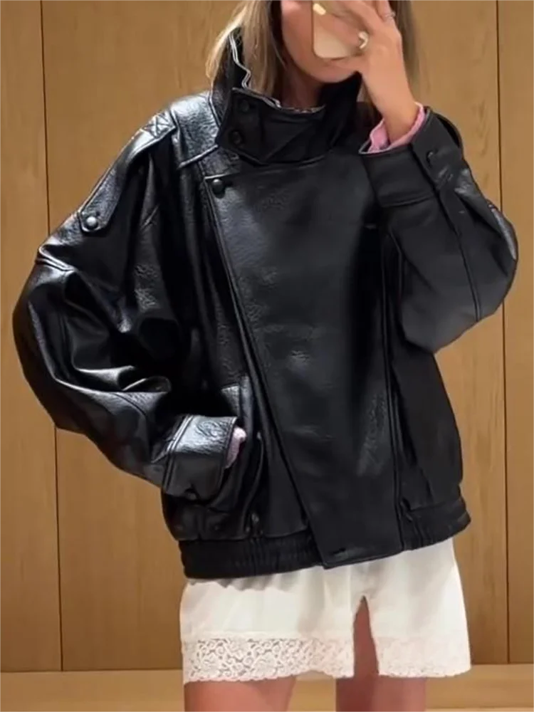BlackCore Oversized Leather 🖤✨