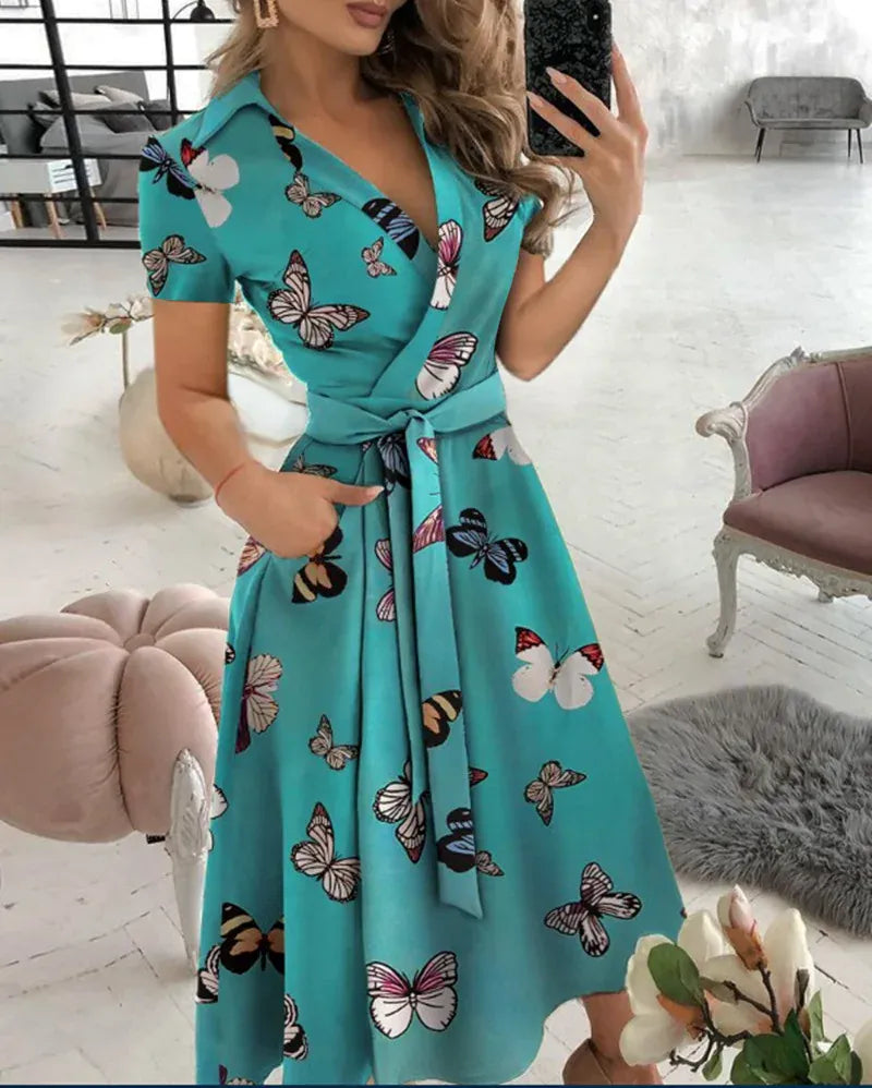 Cali Breeze Wrap Dress