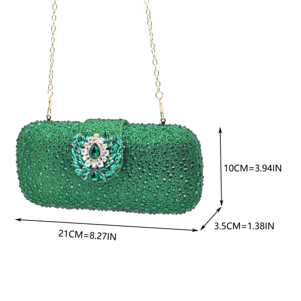 Royal Crystal Elegance Shoe & Bag Set