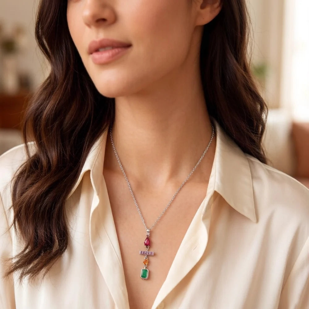 Aurora Gem Luxe Necklace 💎👑