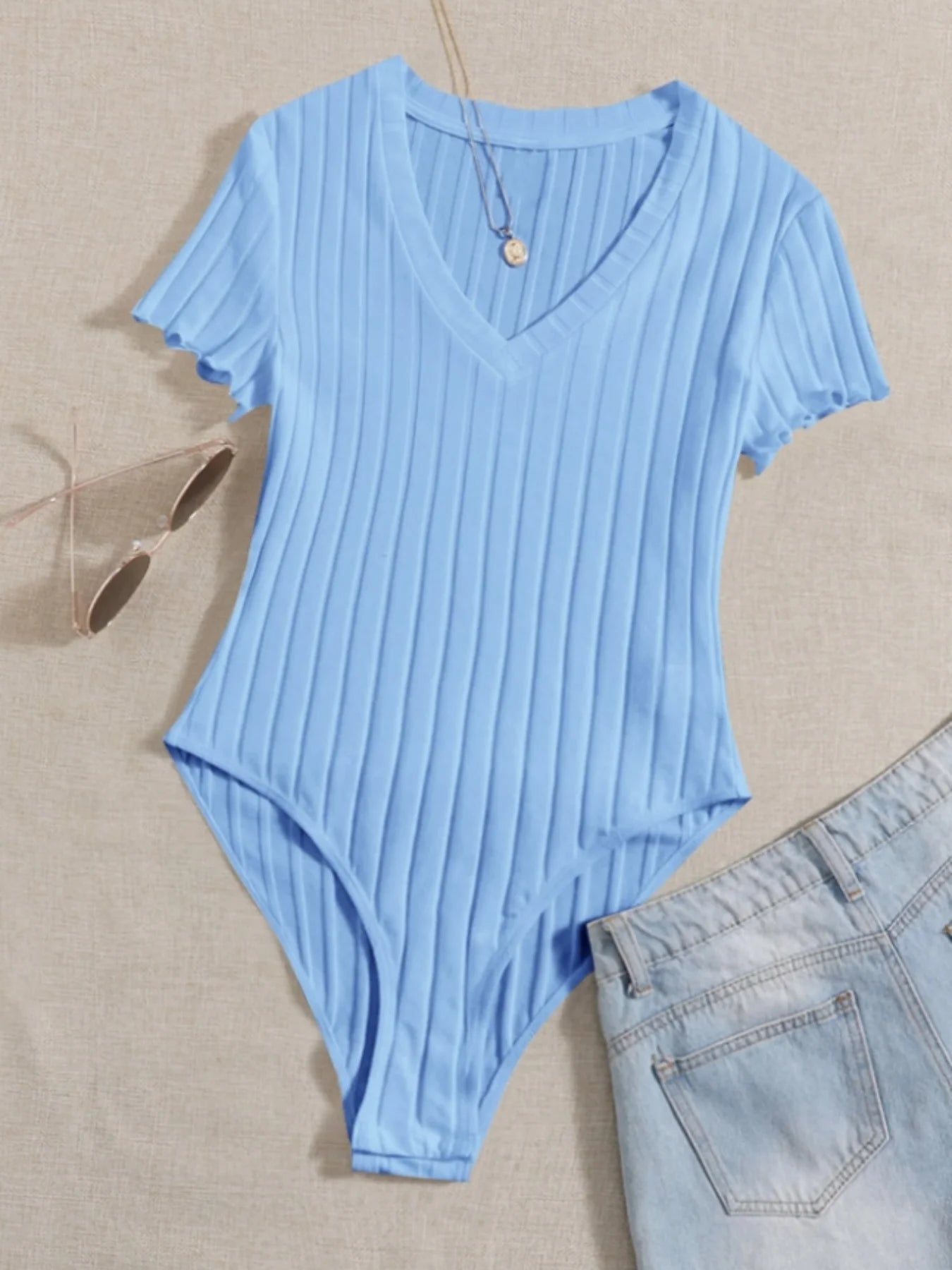 V-Neck Summer Essence Bodysuit