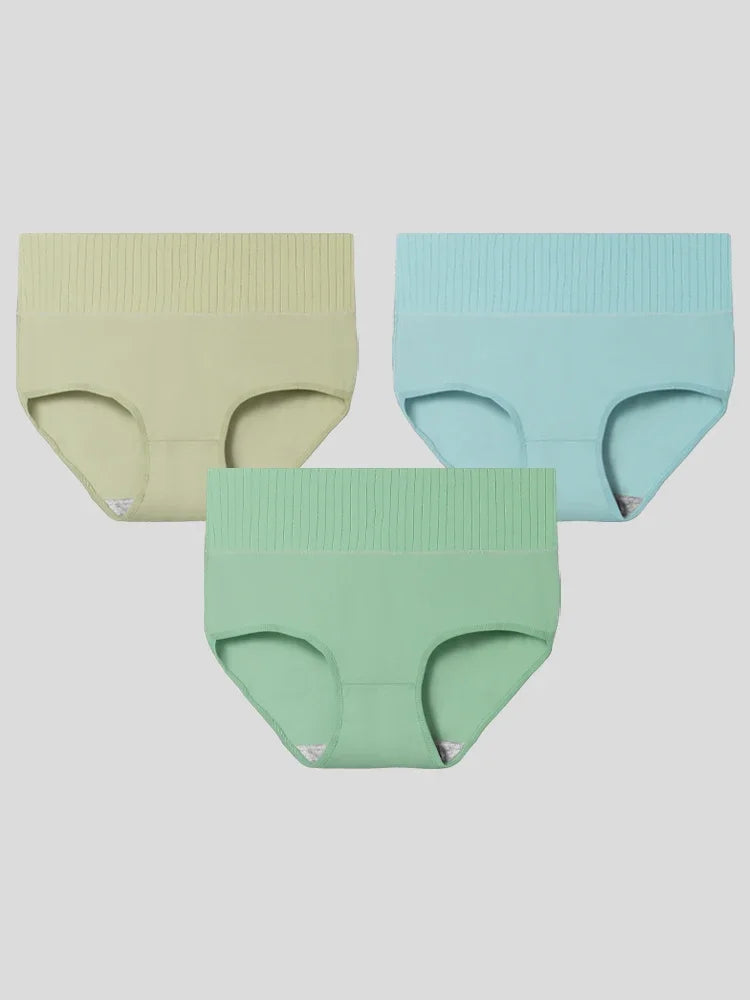 5-Pack Women’s Cotton Triangle Panties – Breathable Mid-Waist Soft Summer Underwear