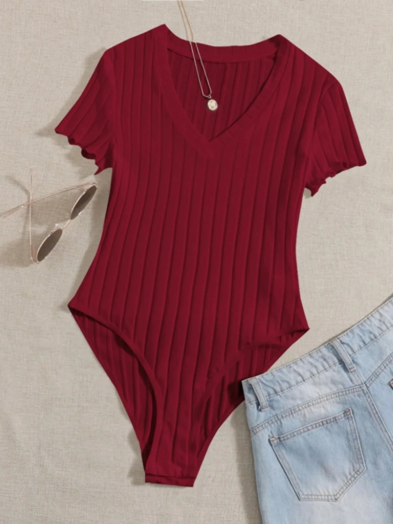 V-Neck Summer Essence Bodysuit