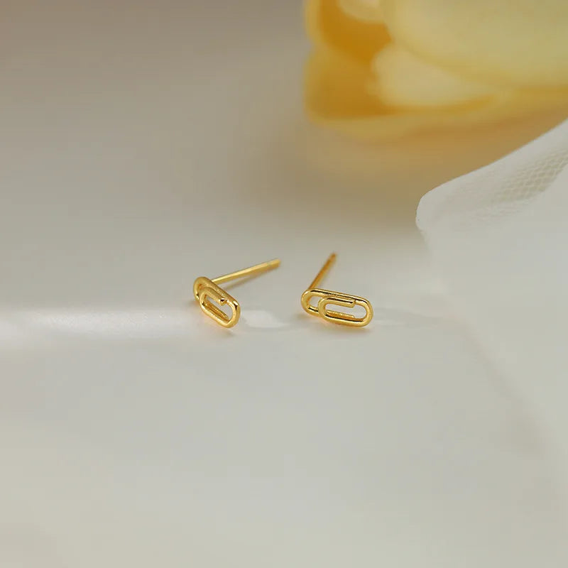 Small Gold-Plated Butterfly Heart Tragus Helix Studs