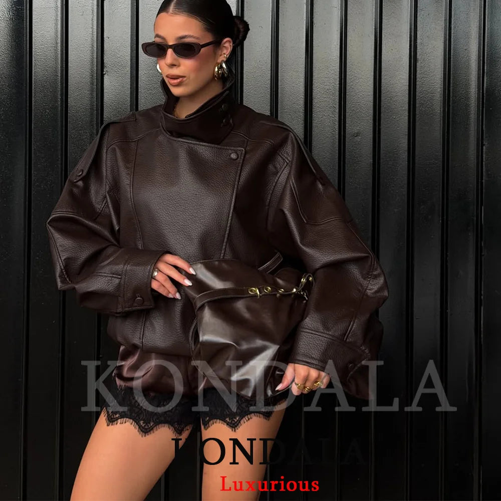 BlackCore Oversized Leather 🖤✨