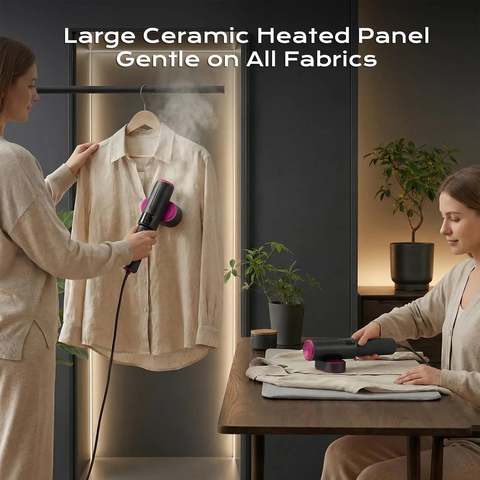 Smooth & Go: The Ultimate 2-in-1 Travel Steamer & Iron