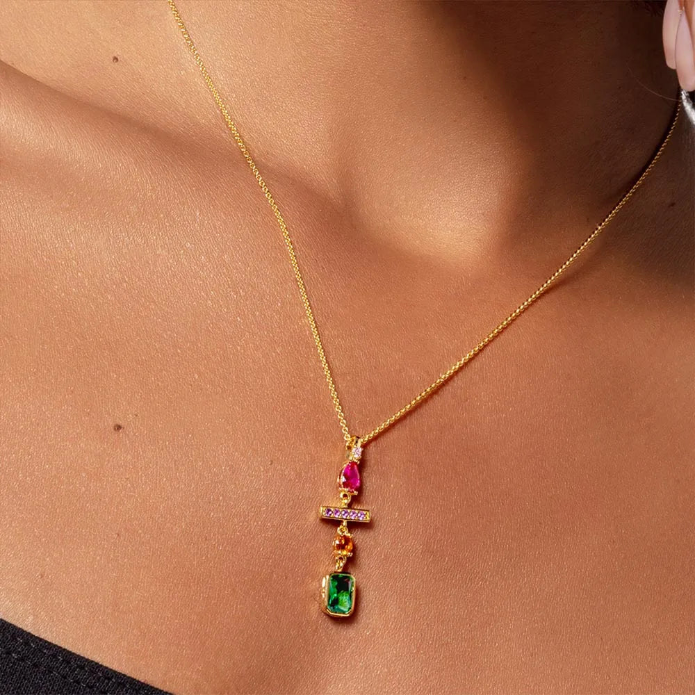 Aurora Gem Luxe Necklace 💎👑