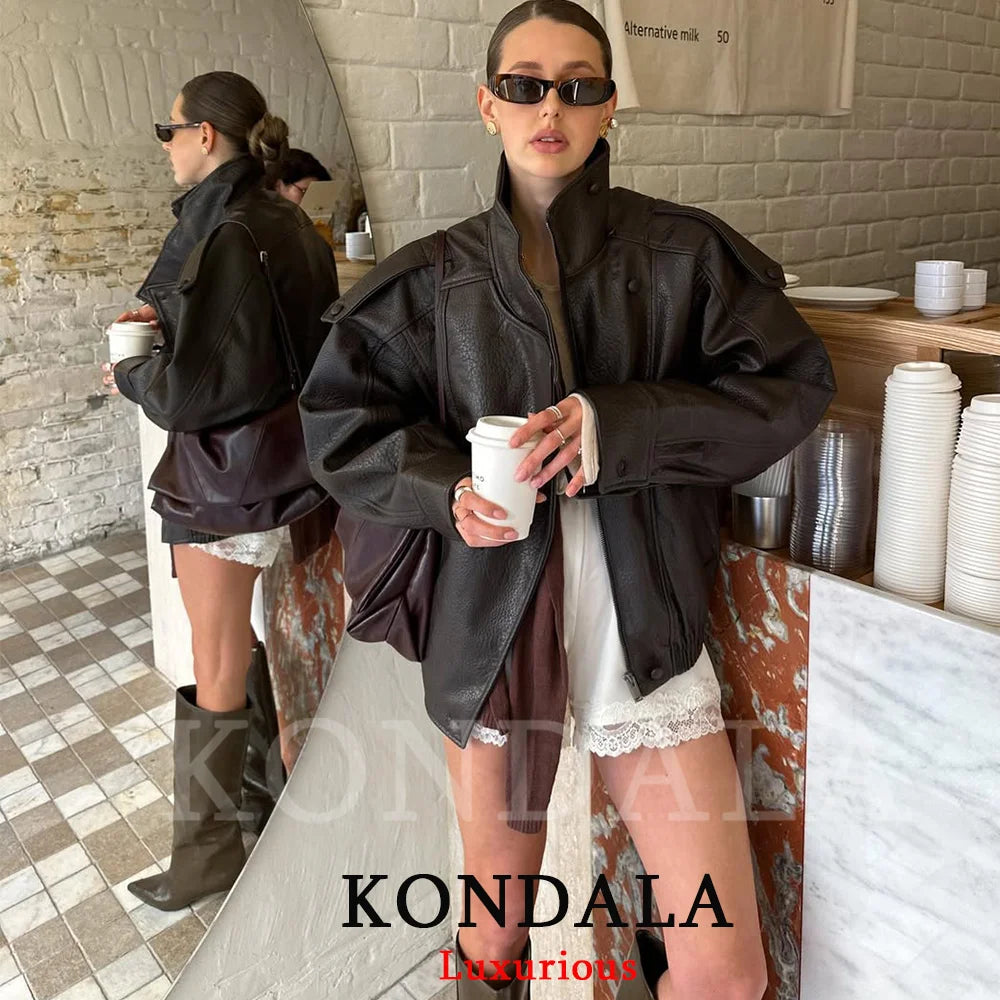 BlackCore Oversized Leather 🖤✨