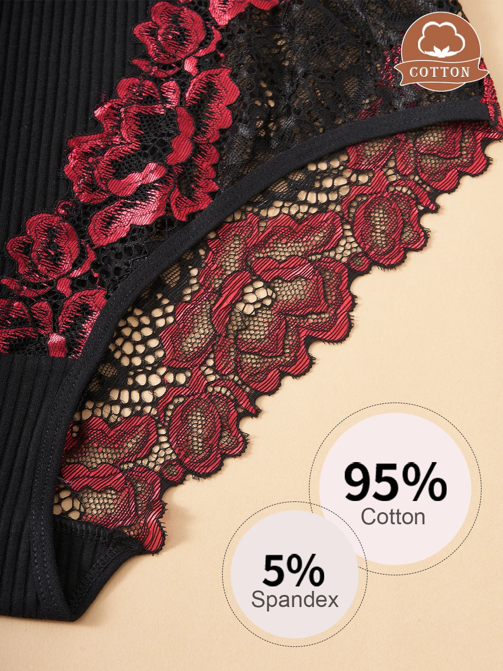 Soft Lace Cotton Trio