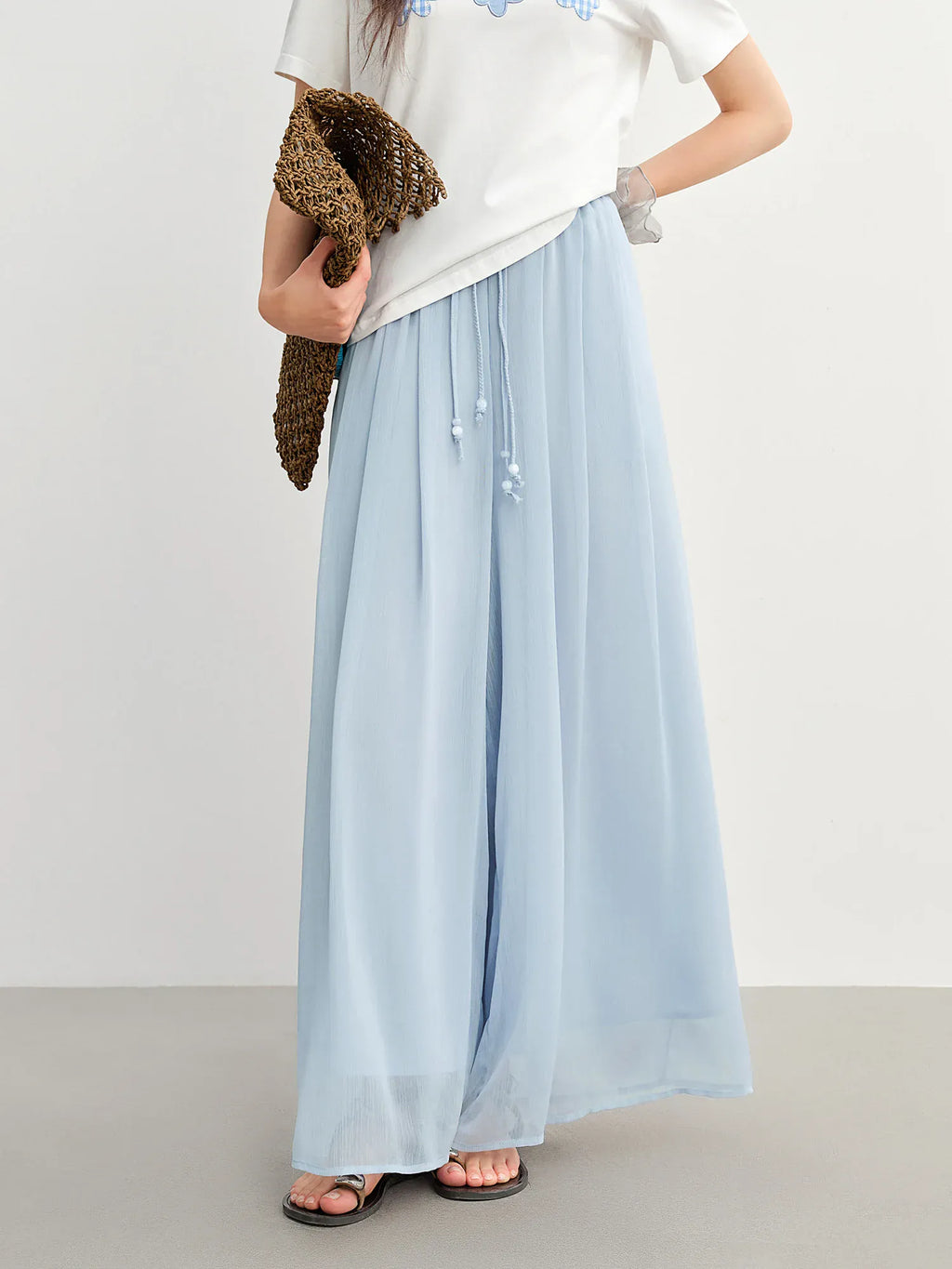 Women’s Bohemian Striped Wide Leg Pants 2026