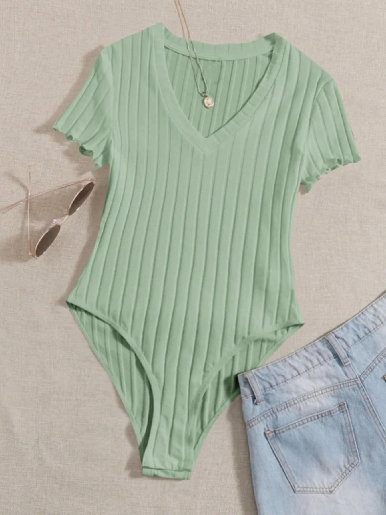 V-Neck Summer Essence Bodysuit