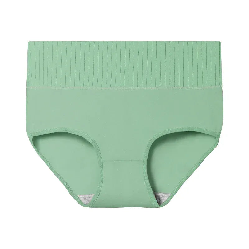 4-Pack Women’s Cotton Triangle Panties – Breathable Mid-Waist Soft Summer Underwear