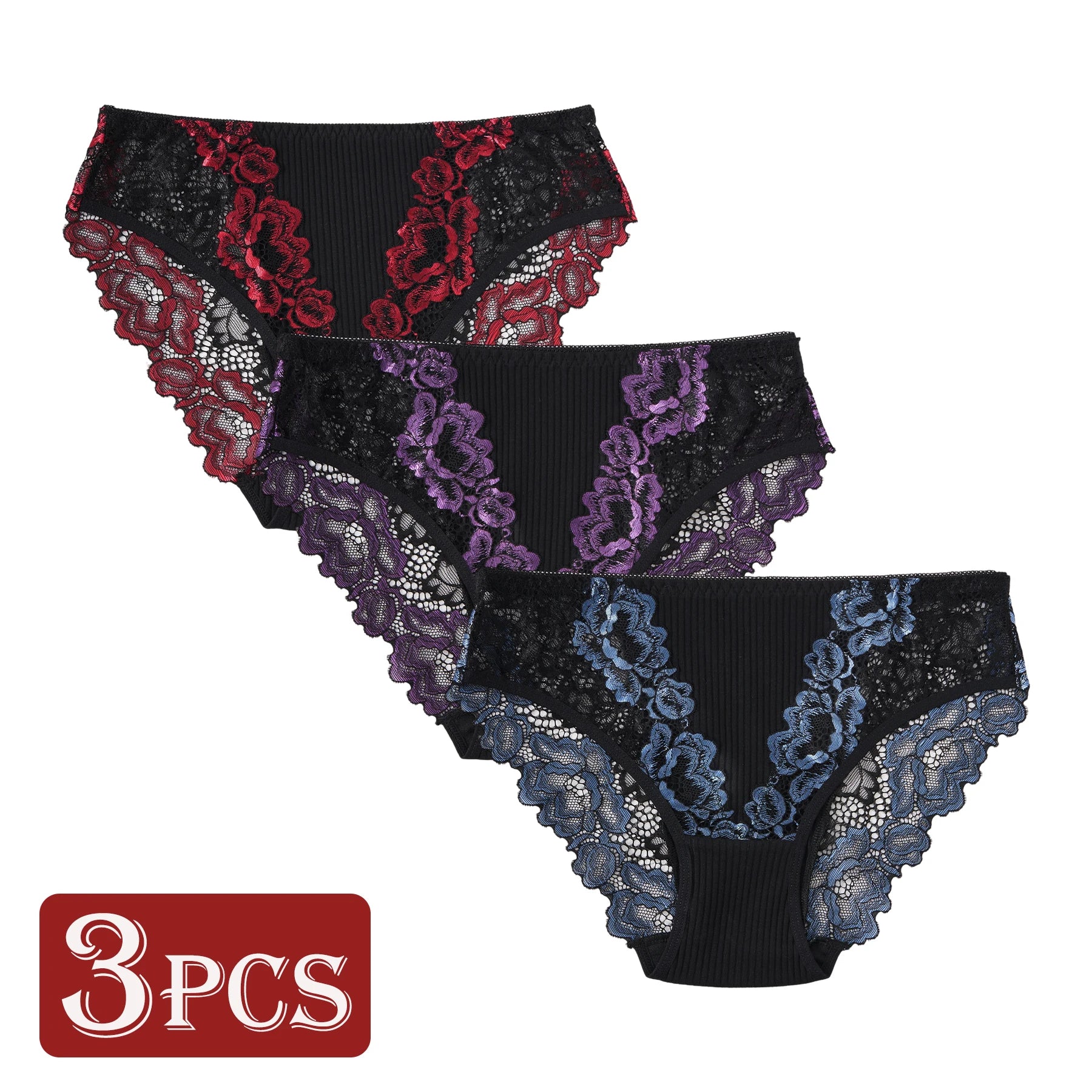 Soft Lace Cotton Trio