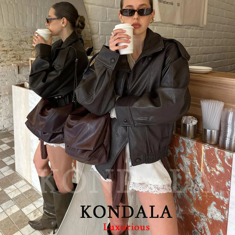 BlackCore Oversized Leather 🖤✨
