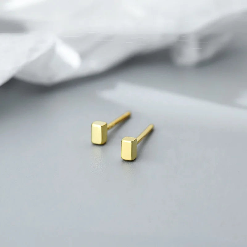 Small Gold-Plated Butterfly Heart Tragus Helix Studs