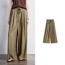 Women’s Bohemian Striped Wide Leg Pants 2026