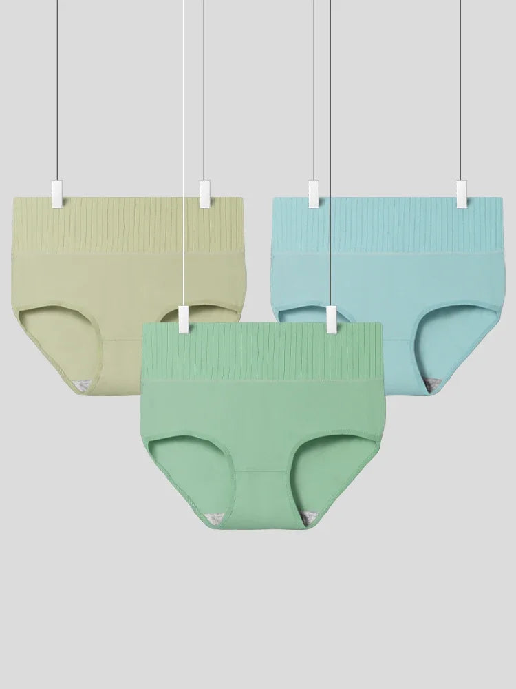 5-Pack Women’s Cotton Triangle Panties – Breathable Mid-Waist Soft Summer Underwear
