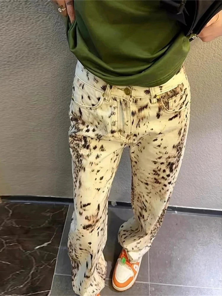 LeopardCore Wide Jeans 🐆