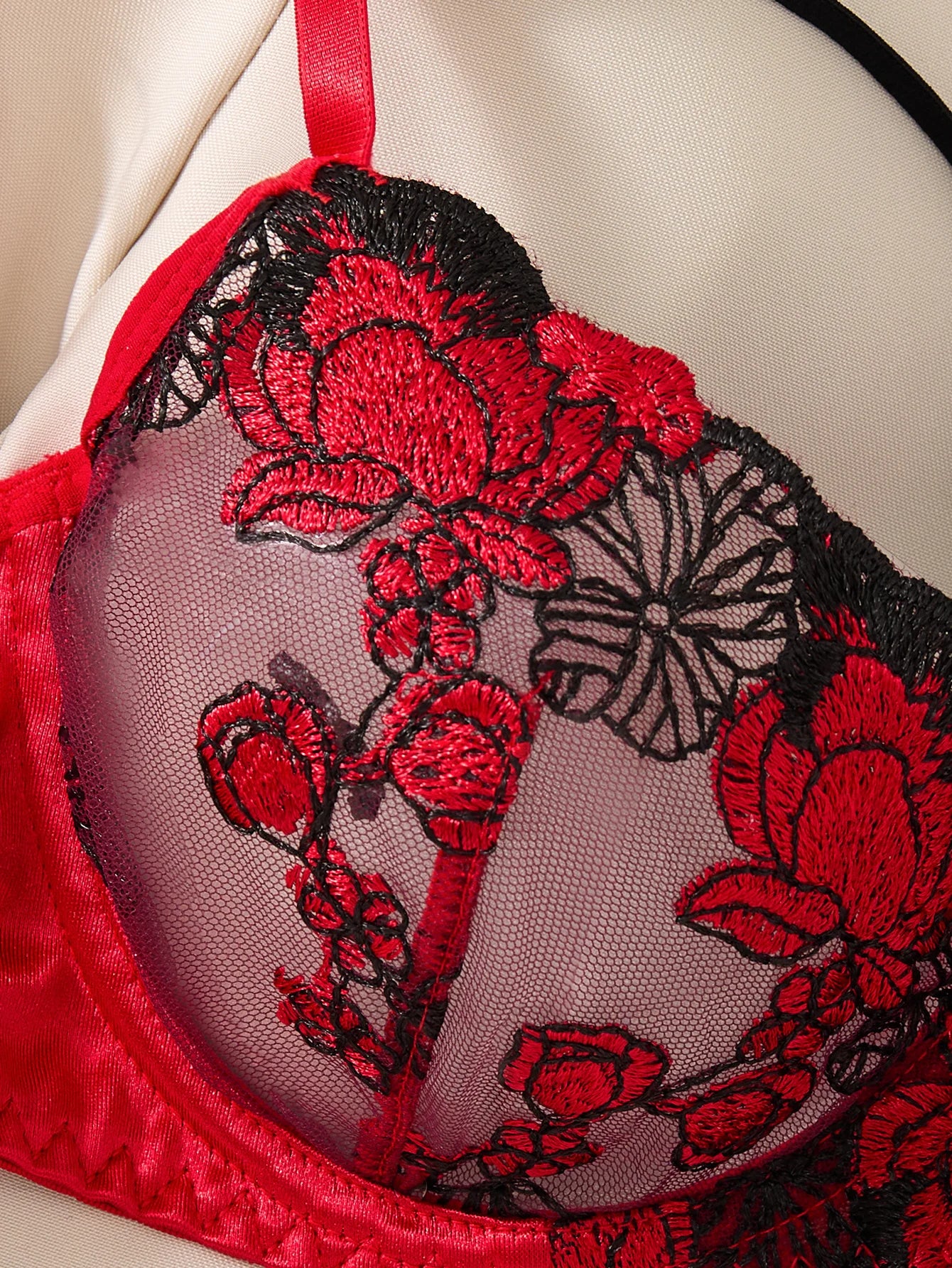 Scarlet Seduction Lace Set
