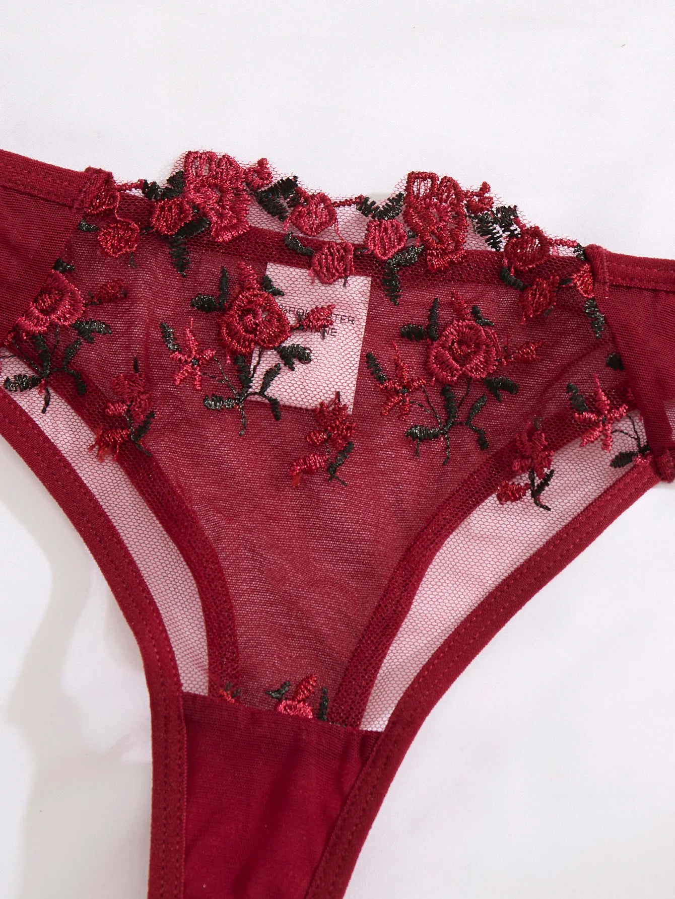Crimson Heart Whisper Lingerie Set